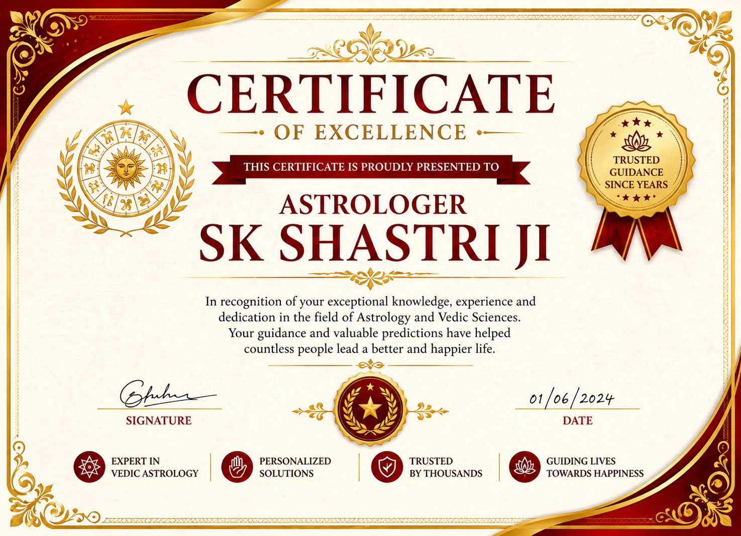 Award Certificate 1